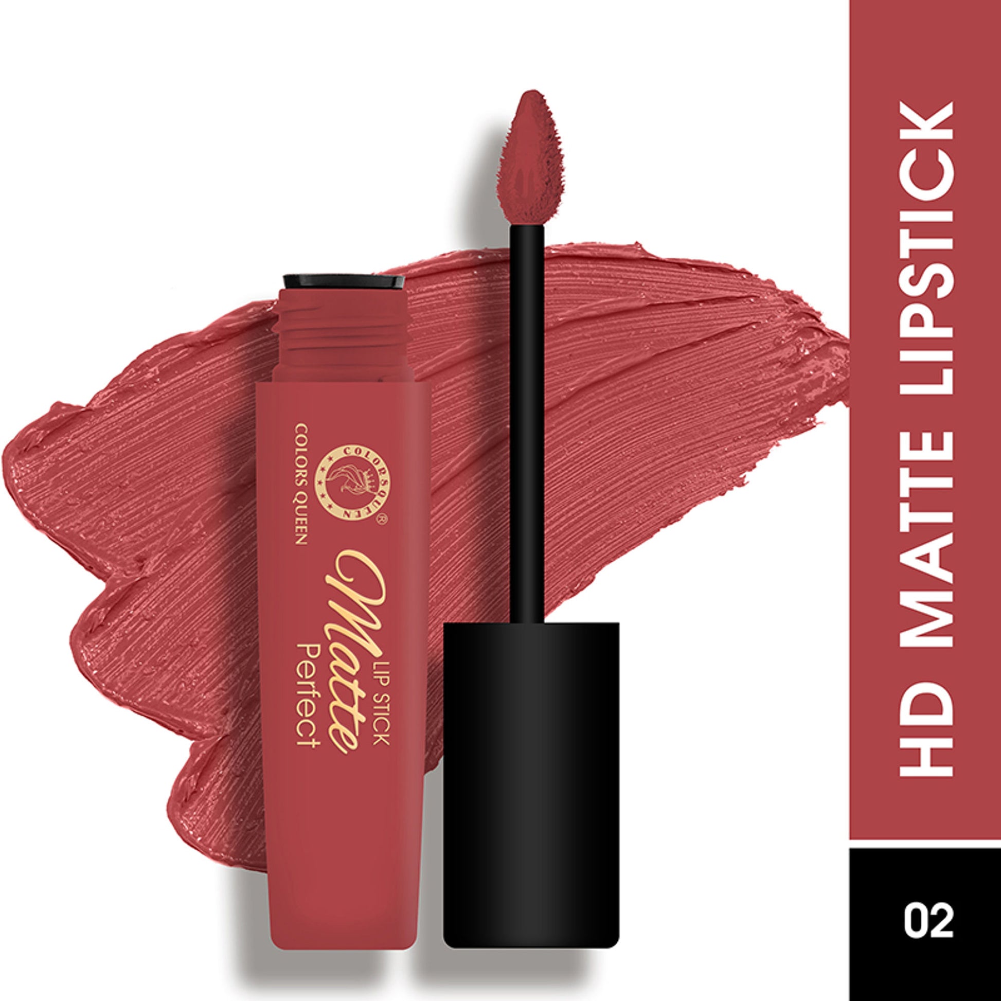 Colors Queen Matte Perfect Liquid Lipstick - 02