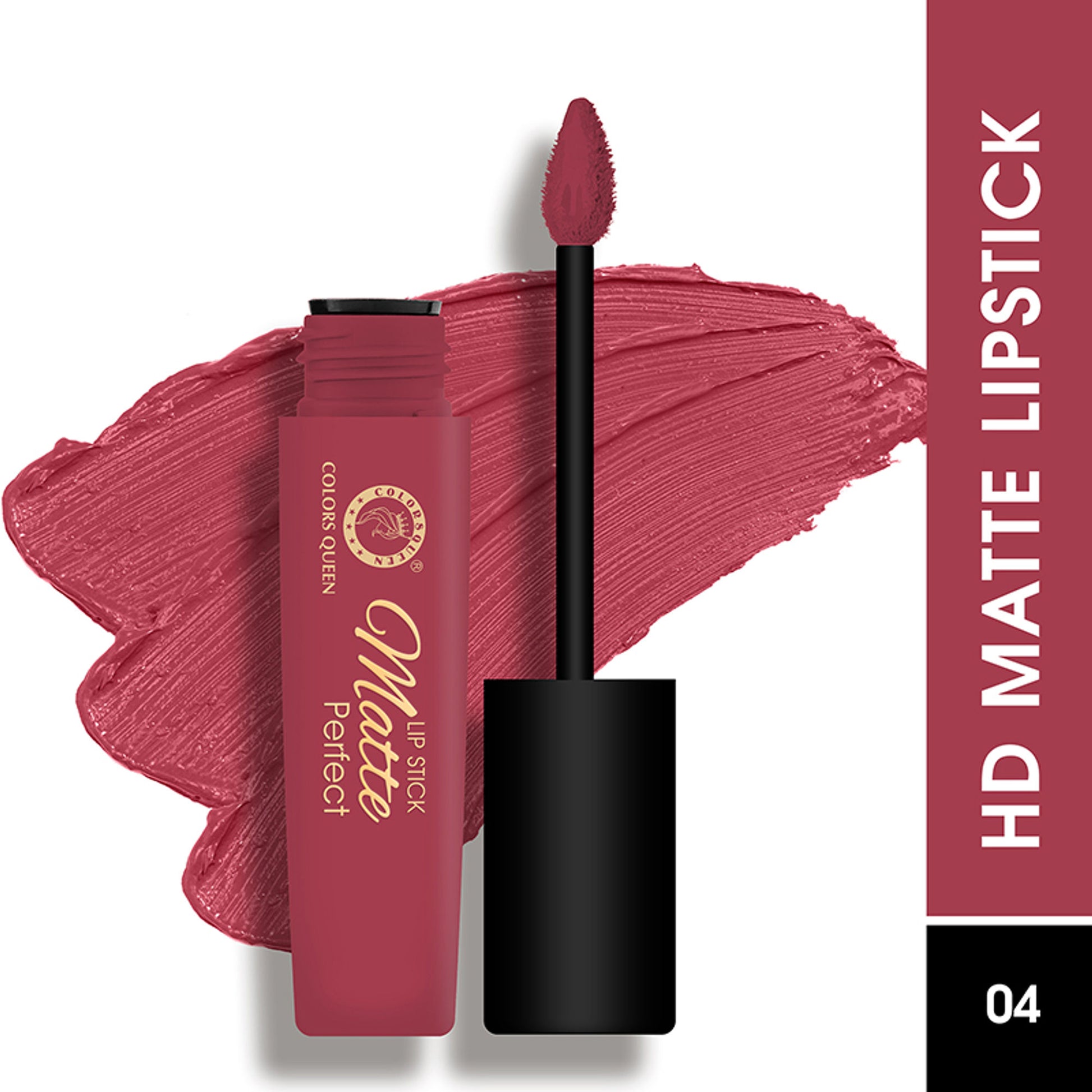 Colors Queen Matte Perfect Liquid Lipstick - 04