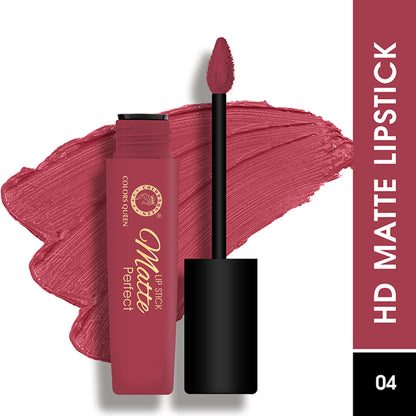 Colors Queen Matte Perfect Liquid Lipstick - 04