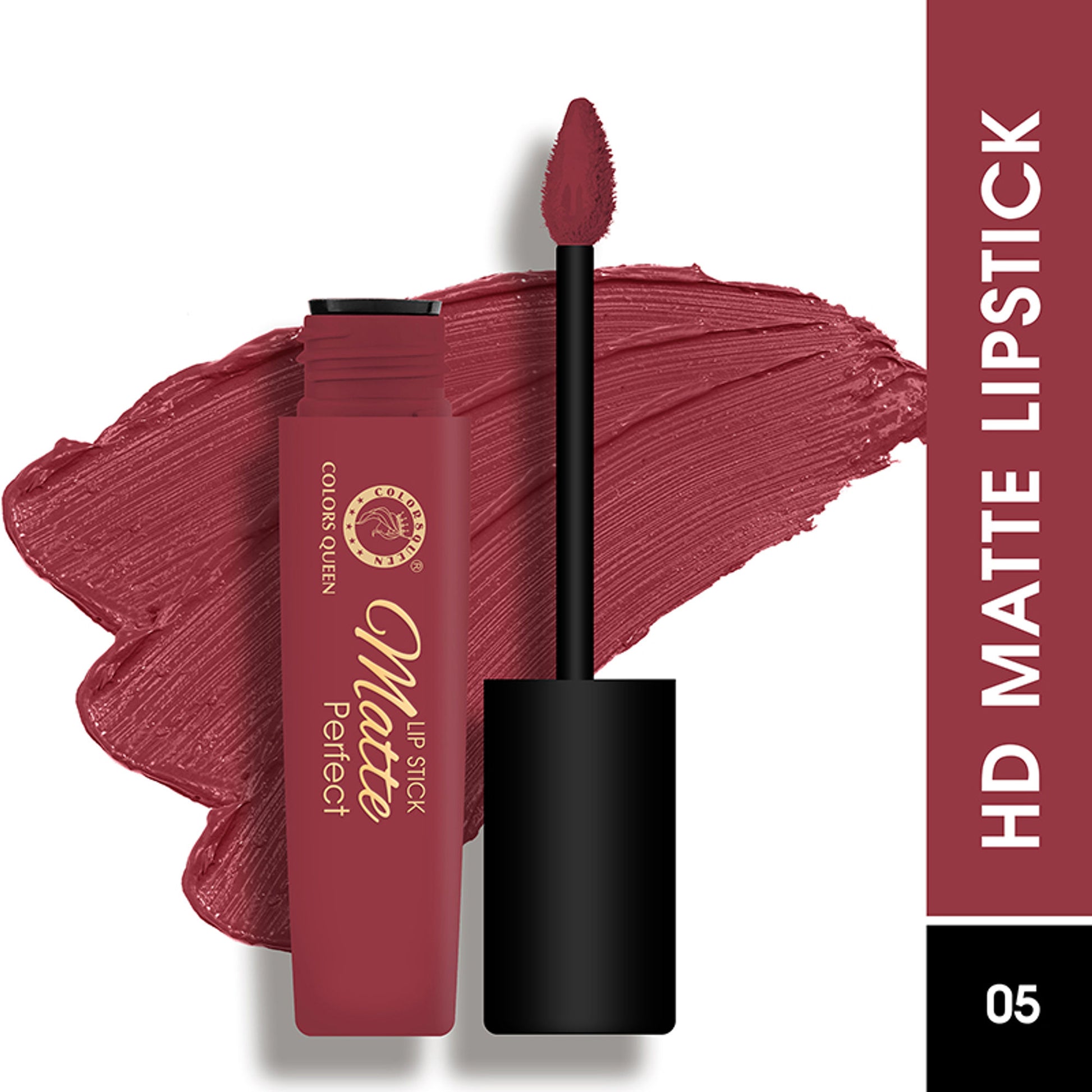 Colors Queen Matte Perfect Liquid Lipstick - 05