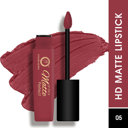 Colors Queen Matte Perfect Liquid Lipstick - 05