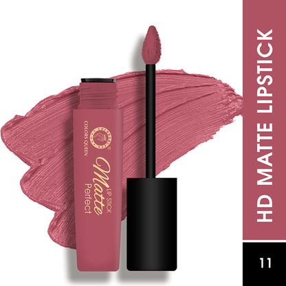 Colors Queen Matte Perfect Liquid Lipstick - 11