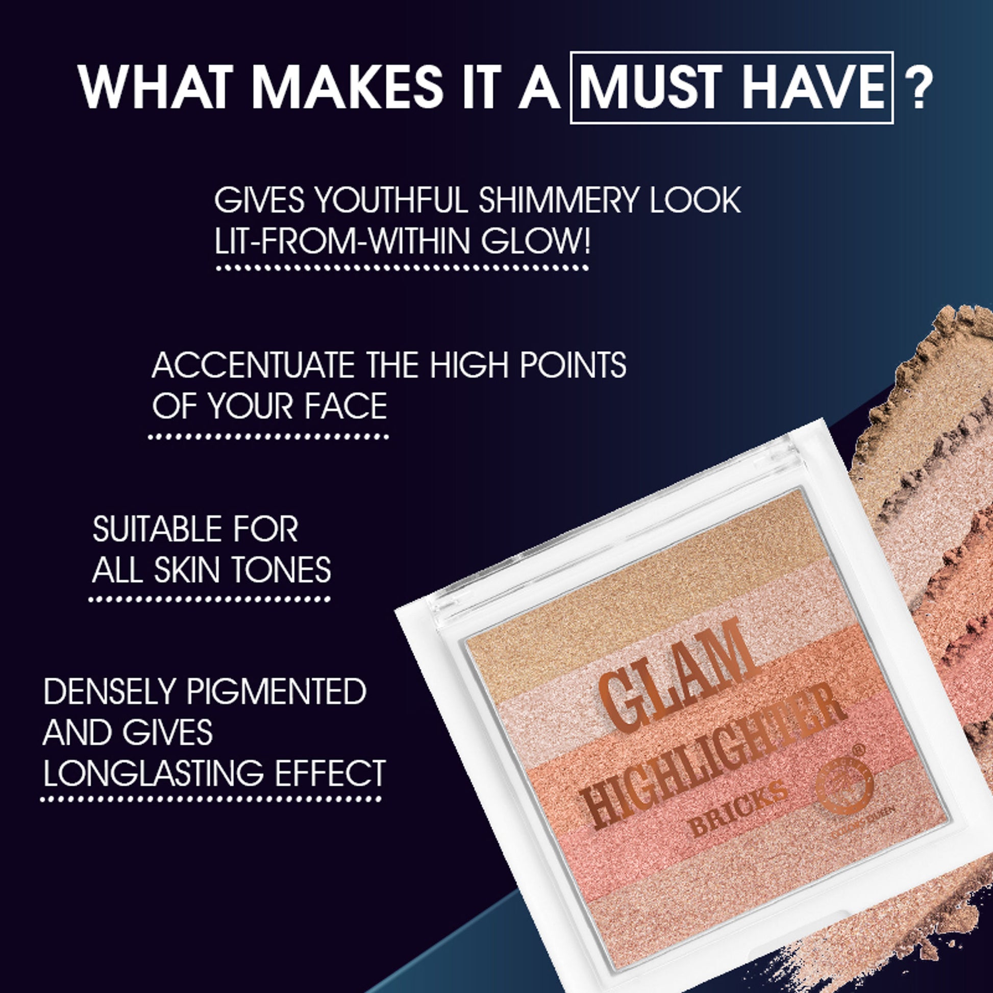 Colors Queen Glam Highlighter - 02 Multi