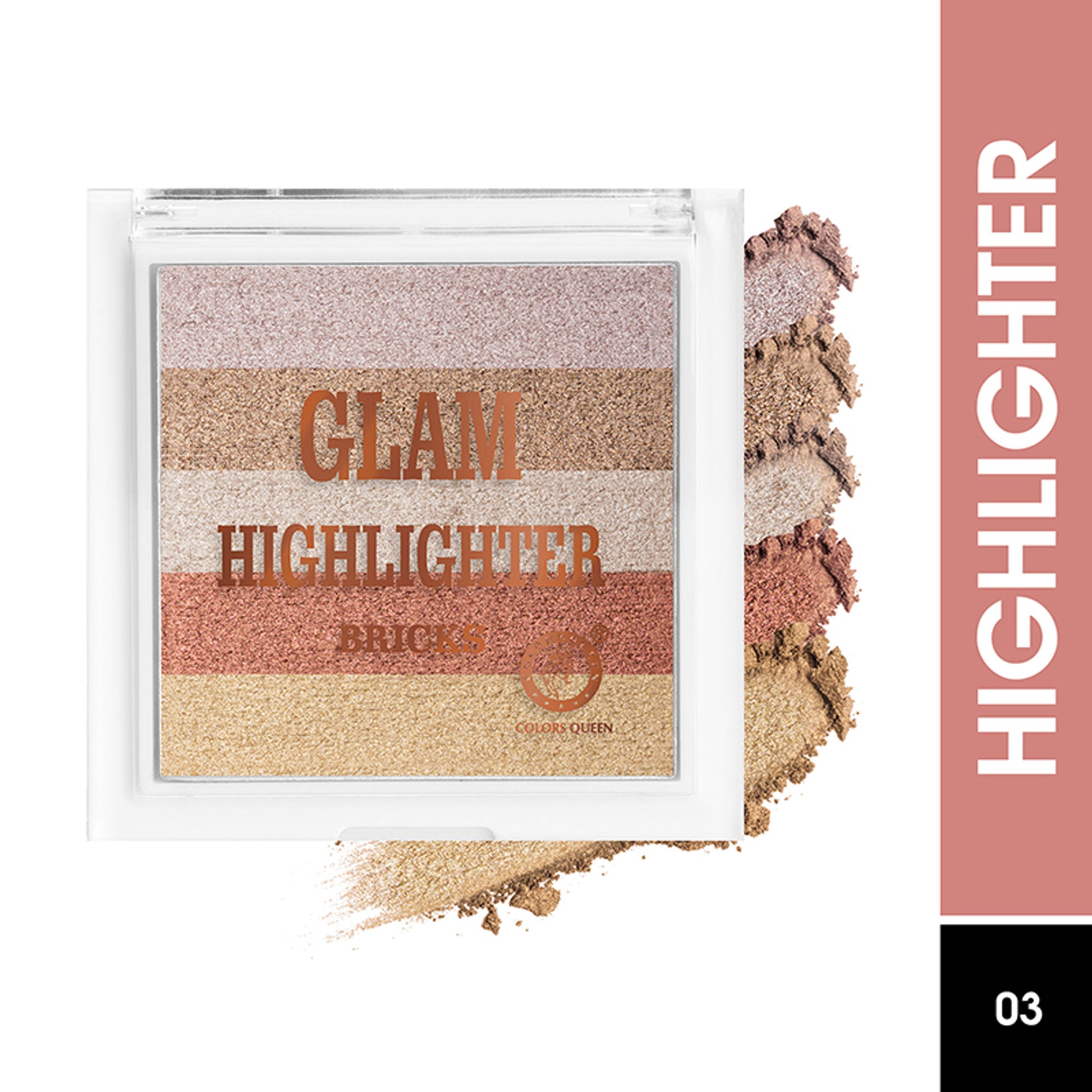 Colors Queen Glam Highlighter - 03 Multi