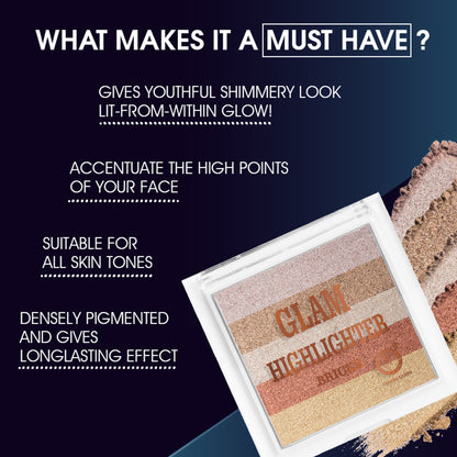 Colors Queen Glam Highlighter - 03 Multi