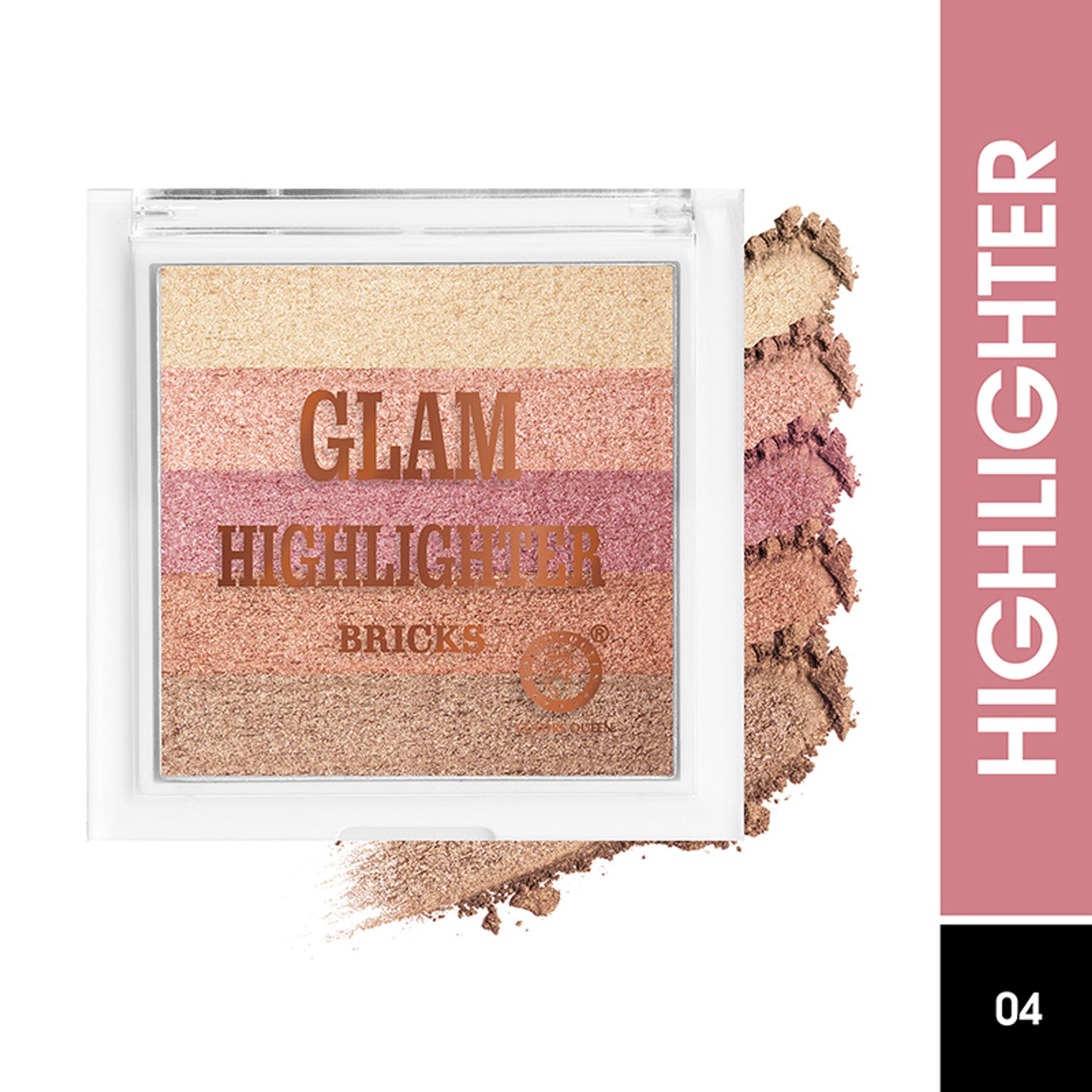 Colors Queen Glam Highlighter - 04 Multi