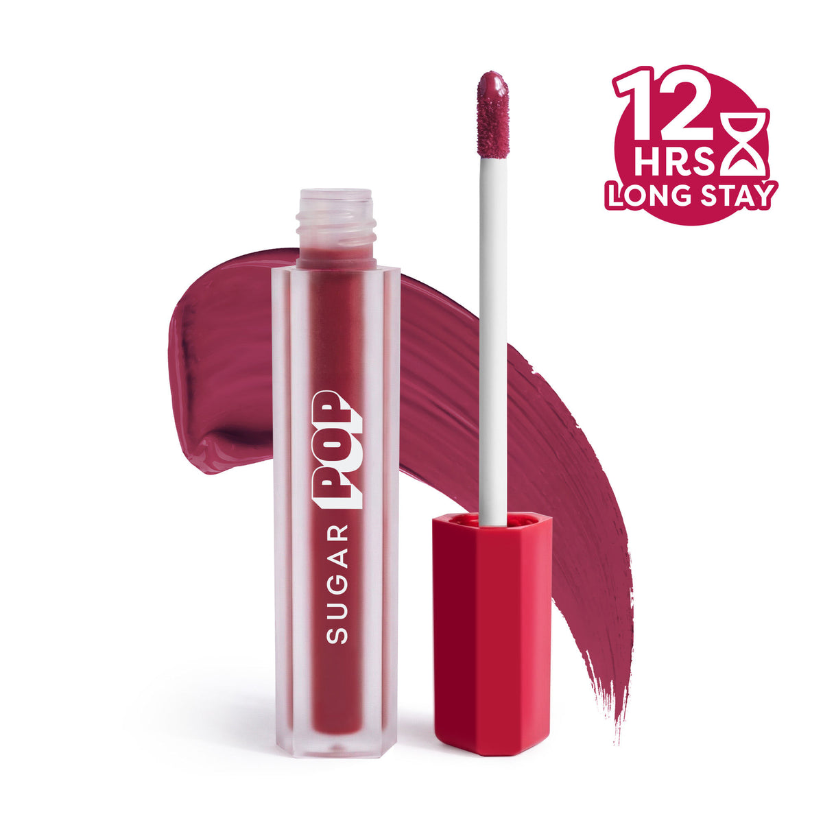 SUGAR POP Matte Lipstick, Smudge-Proof, 8 Hrs - 12 Rust