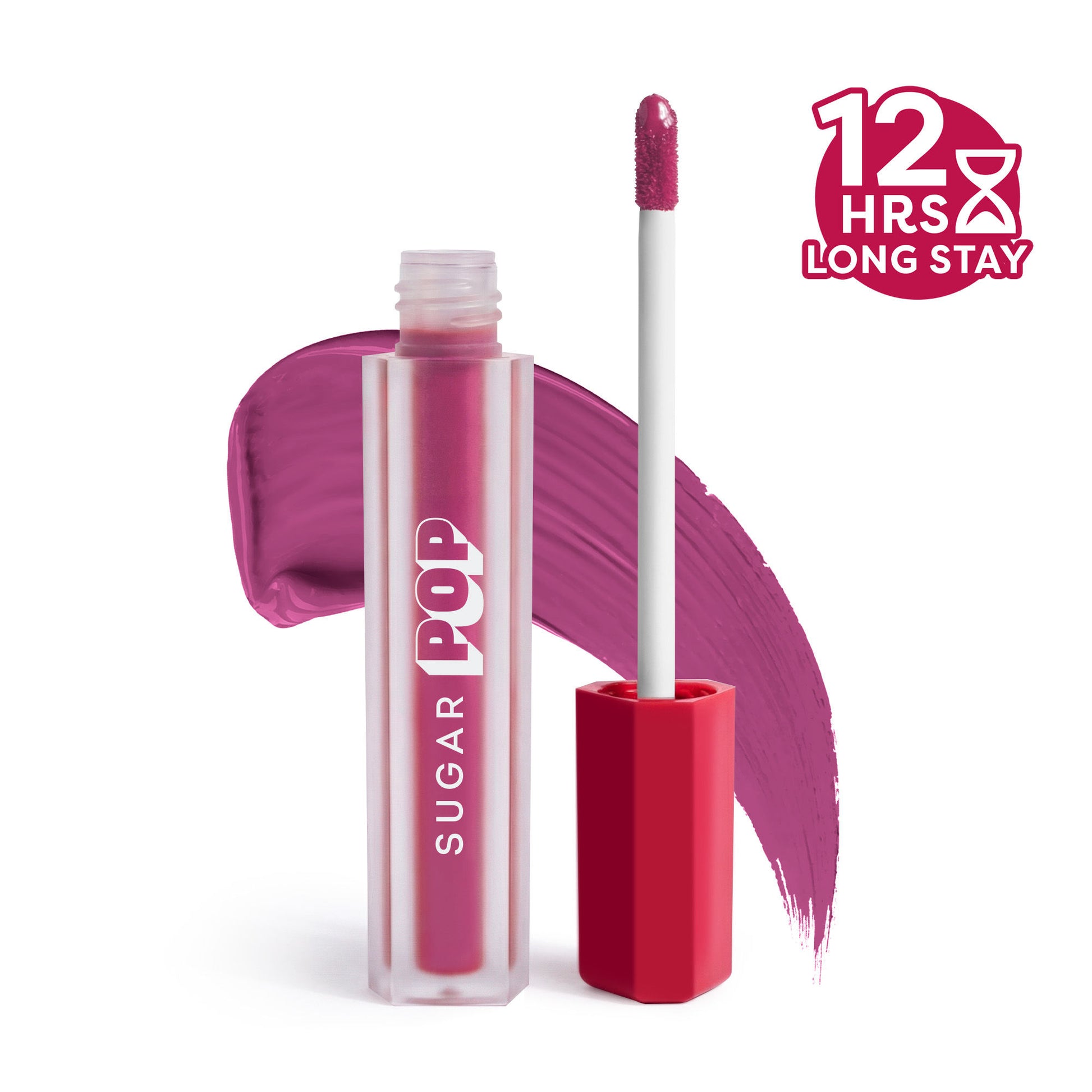 SUGAR POP Matte Lipstick, Smudge-Proof, 8 Hrs - 15 Flamingo