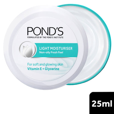 Ponds Light Moisturiser Non-Oily Fresh Feel With Vitamin E + Glycerine
