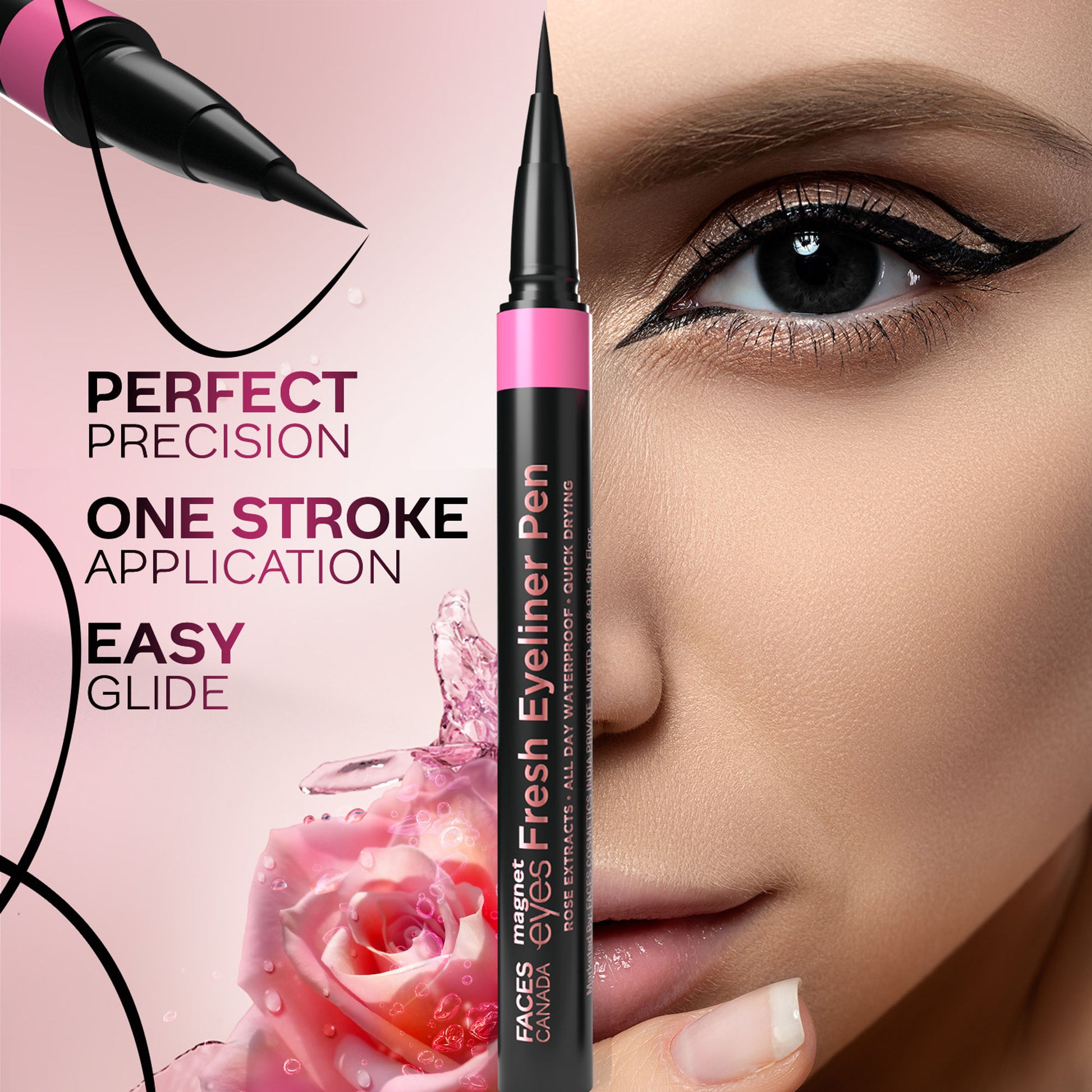 Faces Canada Magneteyes Fresh Eyeliner Pen - Black