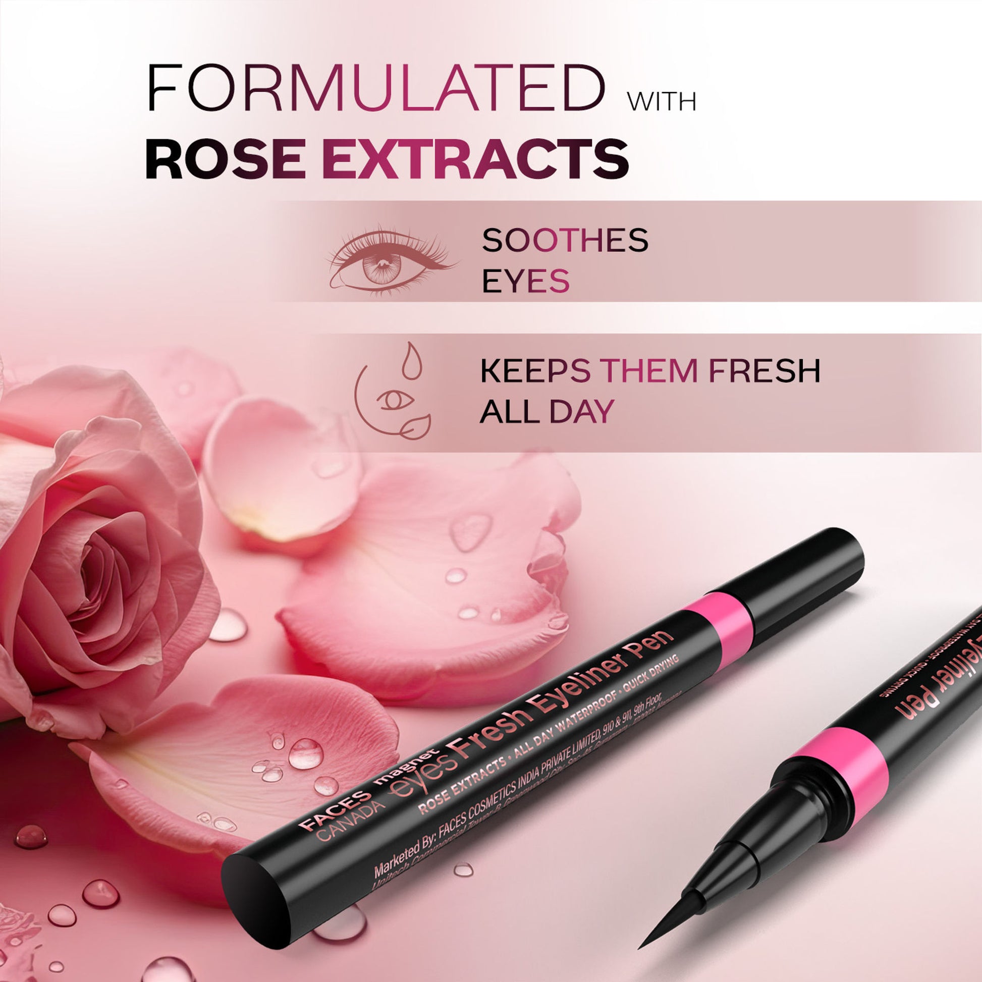 Faces Canada Magneteyes Fresh Eyeliner Pen - Black