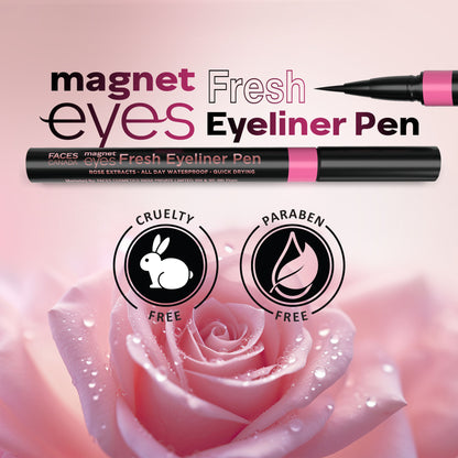 Faces Canada Magneteyes Fresh Eyeliner Pen - Black