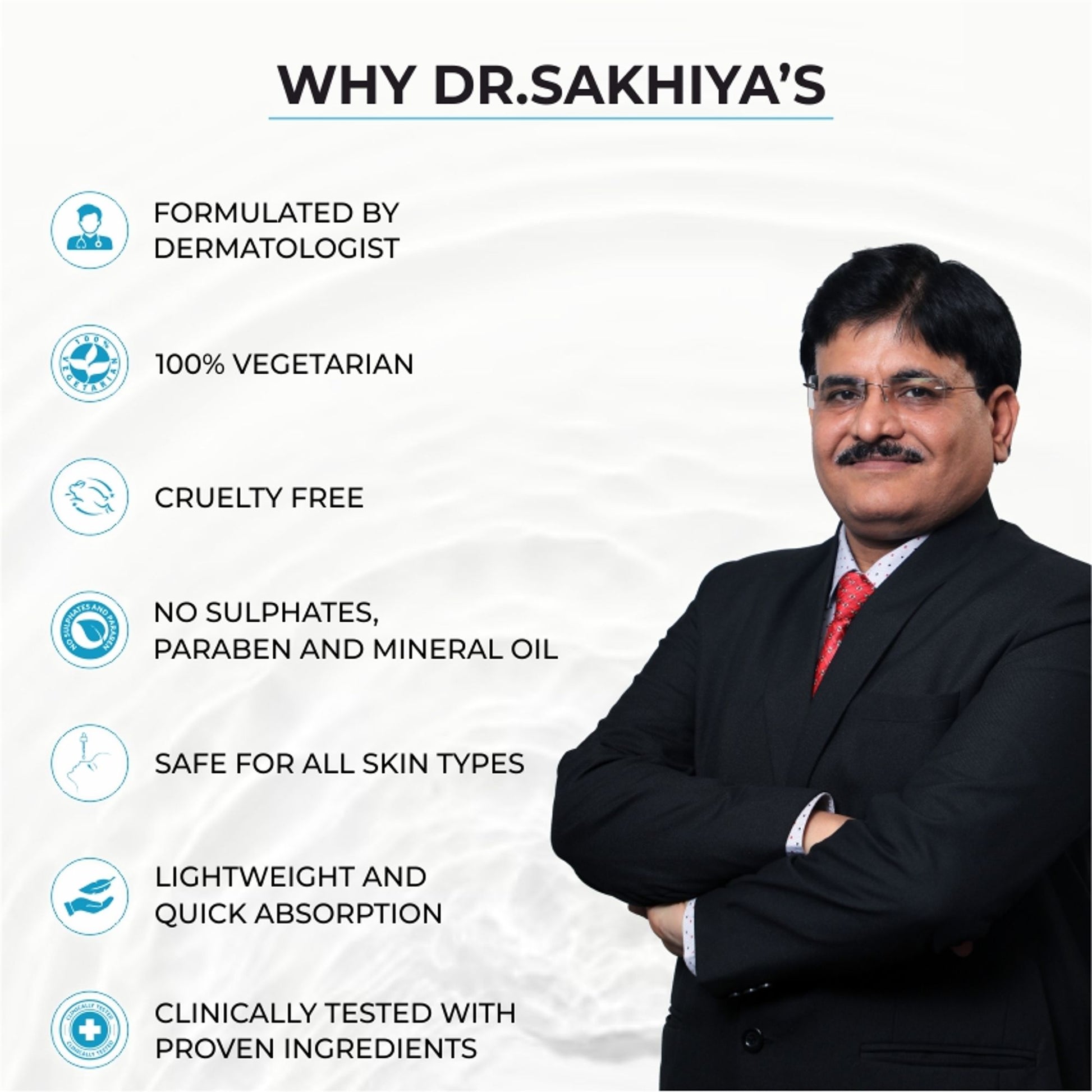 Dr. Sakhiya Ultra Hydrating Face Moisturizer Lightweight Daily Hydration for All Skin Types