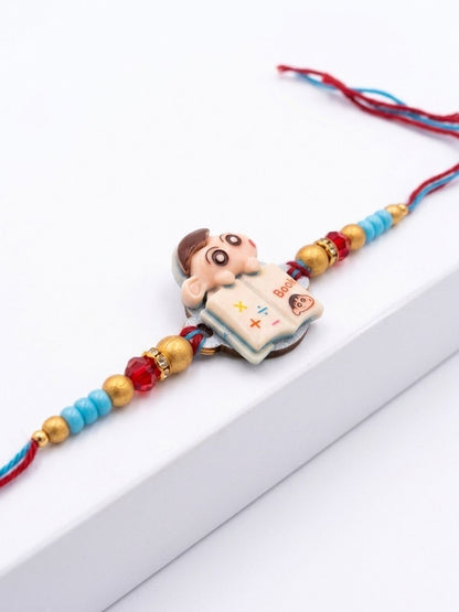 Anouk Kids Shinchan Character Artificial Beads Thread Rakhi