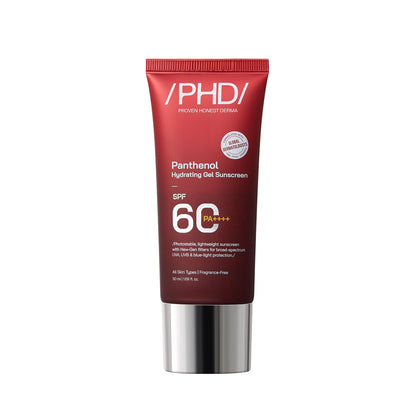 Proven Honest Derma (PHD) Panthenol Hydrating Gel Sunscreen SPF 60 PA++++