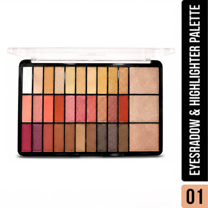 Shryoan Set of 30 Colorful Shimmer Eyeshadow & Compact - 1