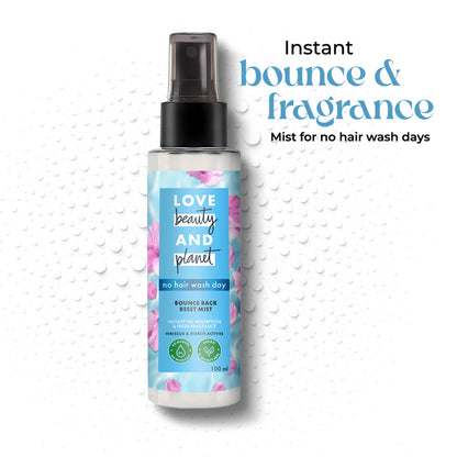 Love Beauty and Planet Bounce Back Reset Mist - No Alcohol Dry Shampoo