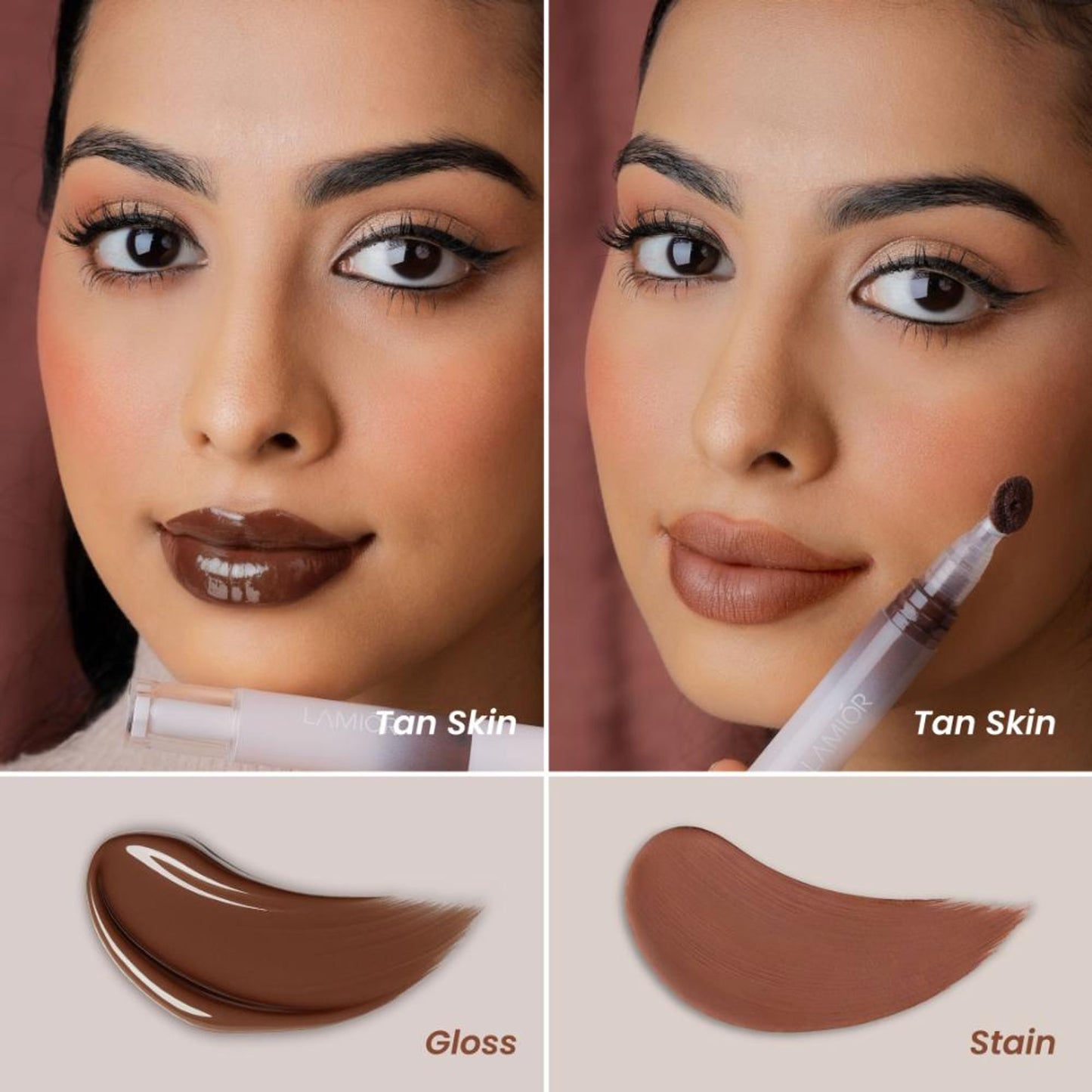 La Mior Hydrating Lip Gloss Stain - Cocoa Quench