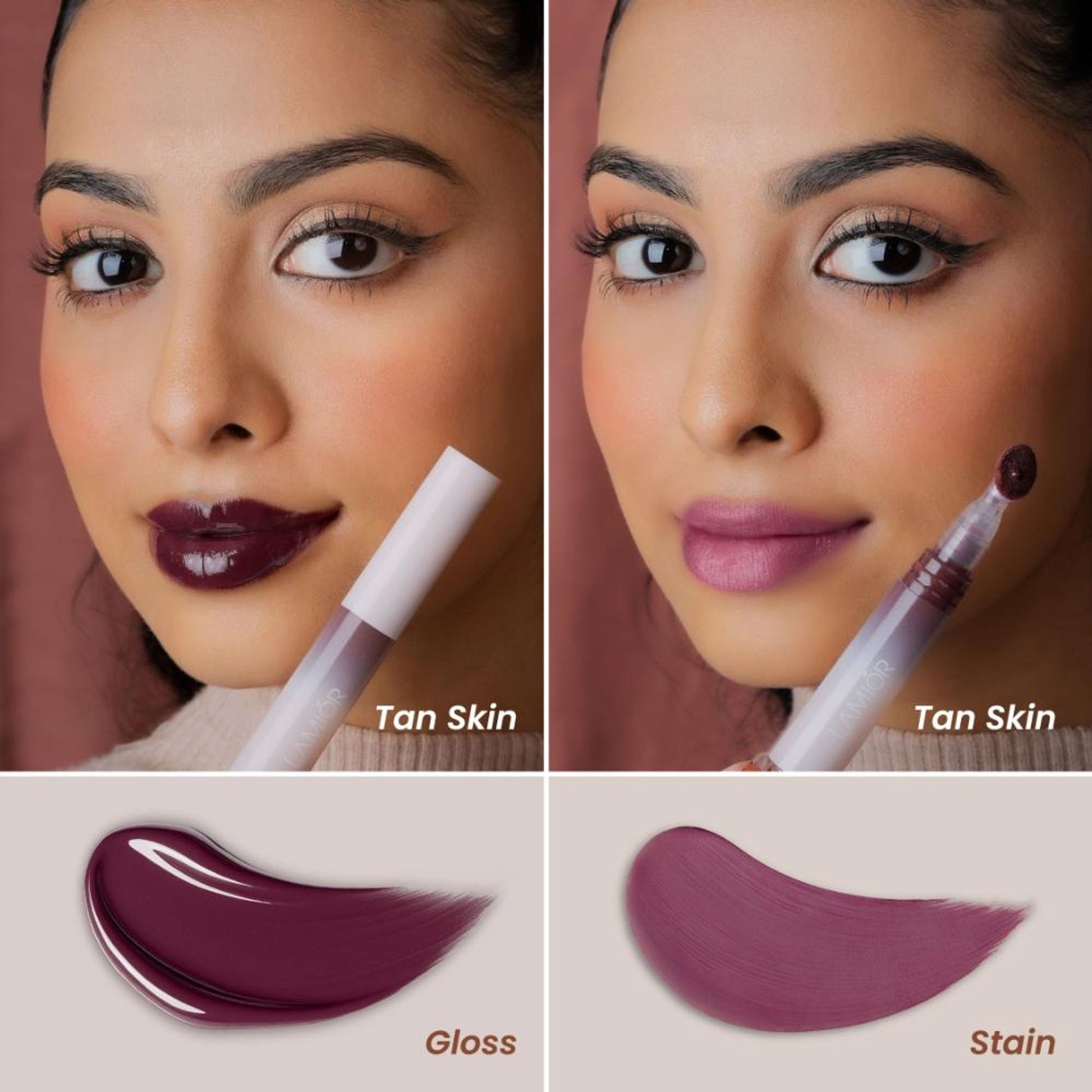 La Mior Hydrating Lip Gloss Stain - Plum Soaked