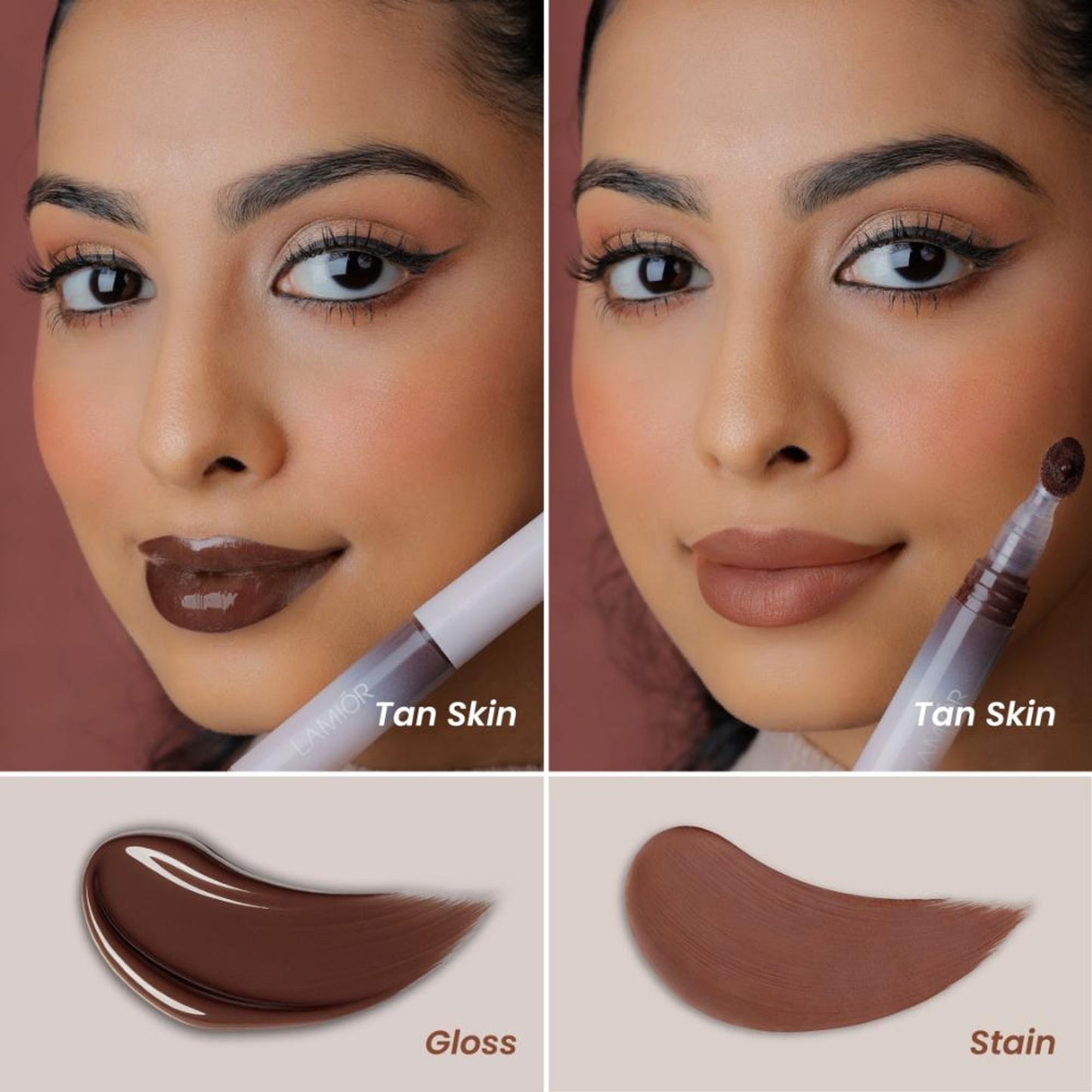 La Mior Hydrating Lip Gloss Stain - Midnight Brew