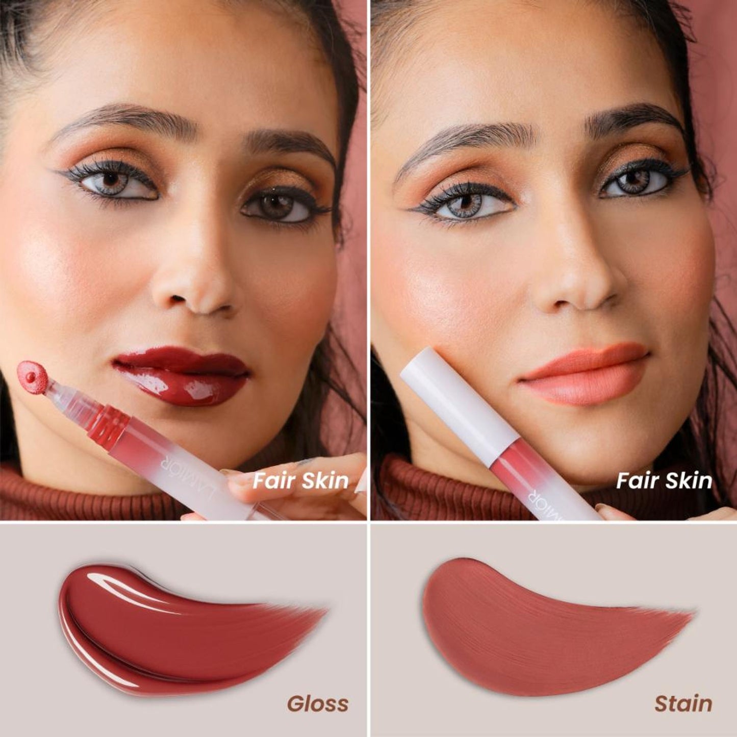 La Mior Hydrating Lip Gloss Stain - Crimson Drip