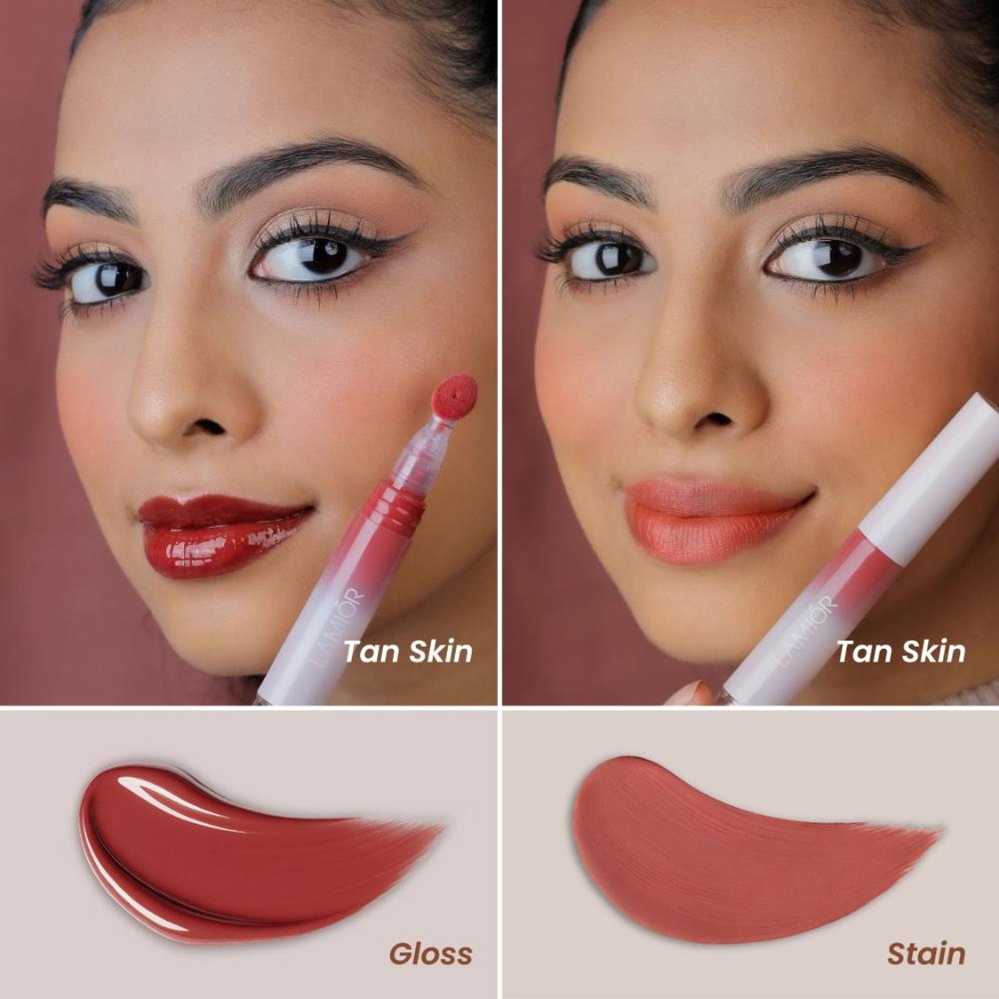 La Mior Hydrating Lip Gloss Stain - Crimson Drip