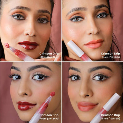 La Mior Hydrating Lip Gloss Stain - Combo Of 3 - Hot Gossip