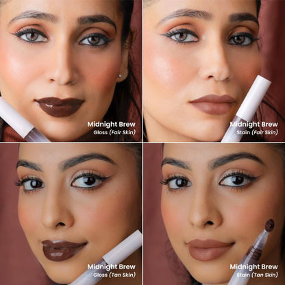 La Mior Hydrating Lip Gloss Stain - Combo Of 3 - After Dark
