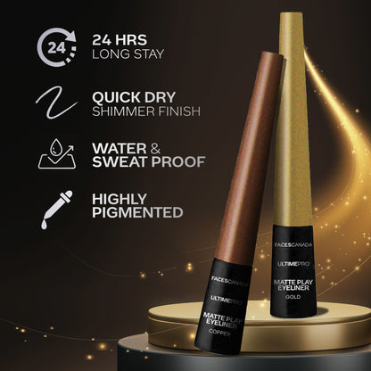 Faces Canada Ultime Pro Matte Play Eyeliner - Gold