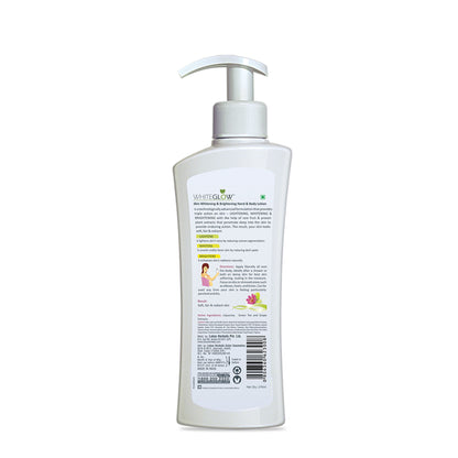 Lotus Herbals Whiteglow Skin Whitening & Brightening Hand & Body Lotion Spf 25 Pa+++