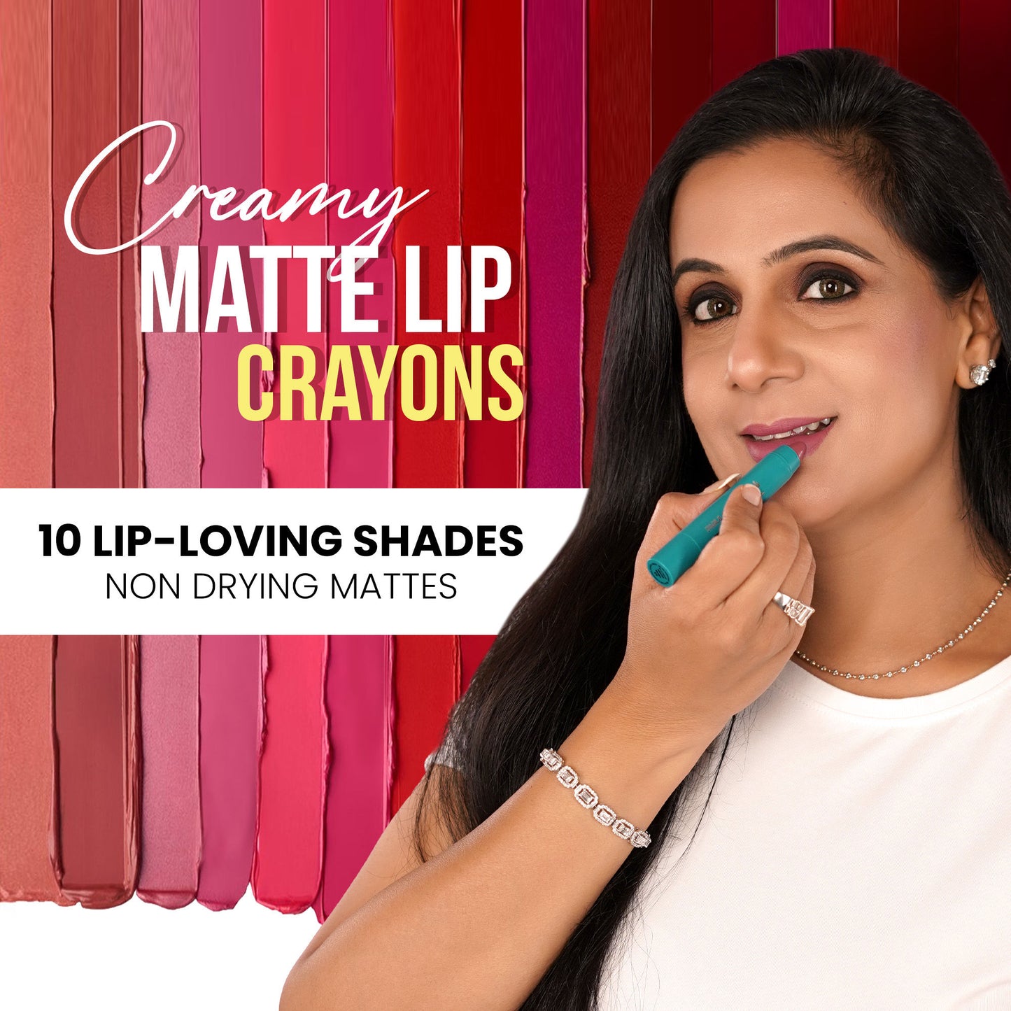 Parul Garg Beauty Crayon Lipstick, Comfort Matte for Indian Skintone - Rockstar 78