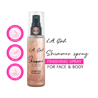 L.A Girl Shimmer Spray - Rose Gold