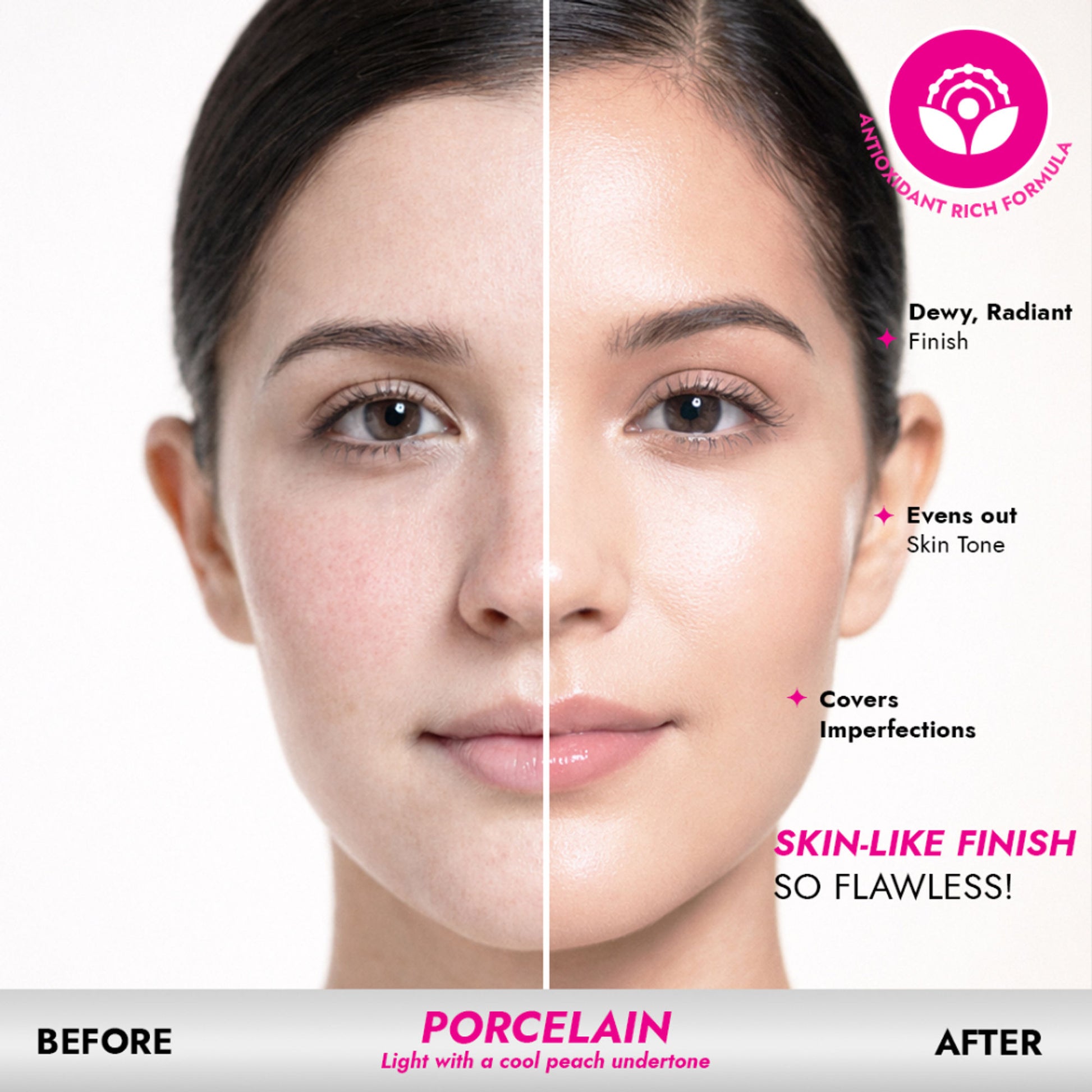L.A Girl Pro Coverage Illuminating Liquid Foundation - Porcelain