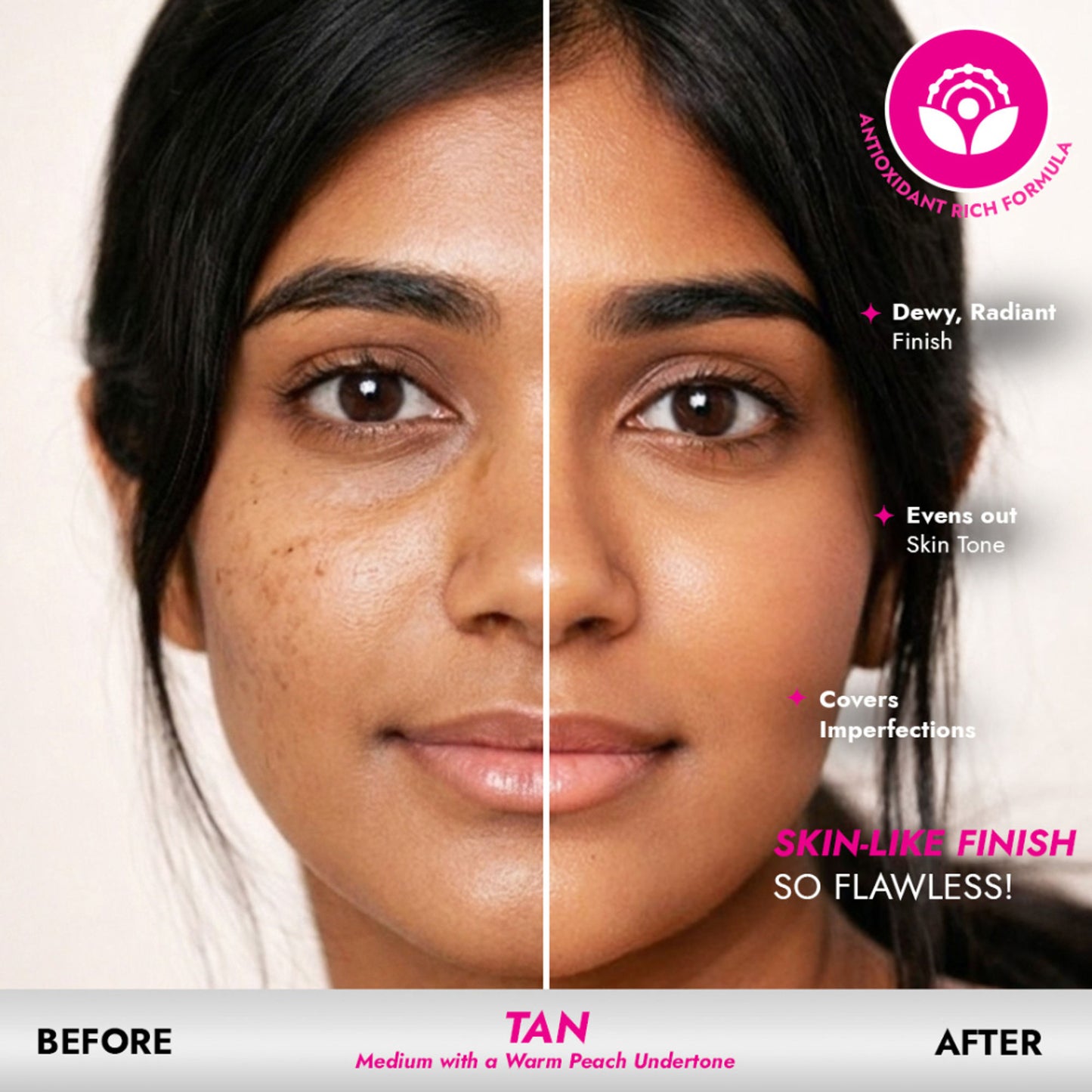 L.A Girl Pro Coverage Illuminating Liquid Foundation - Tan