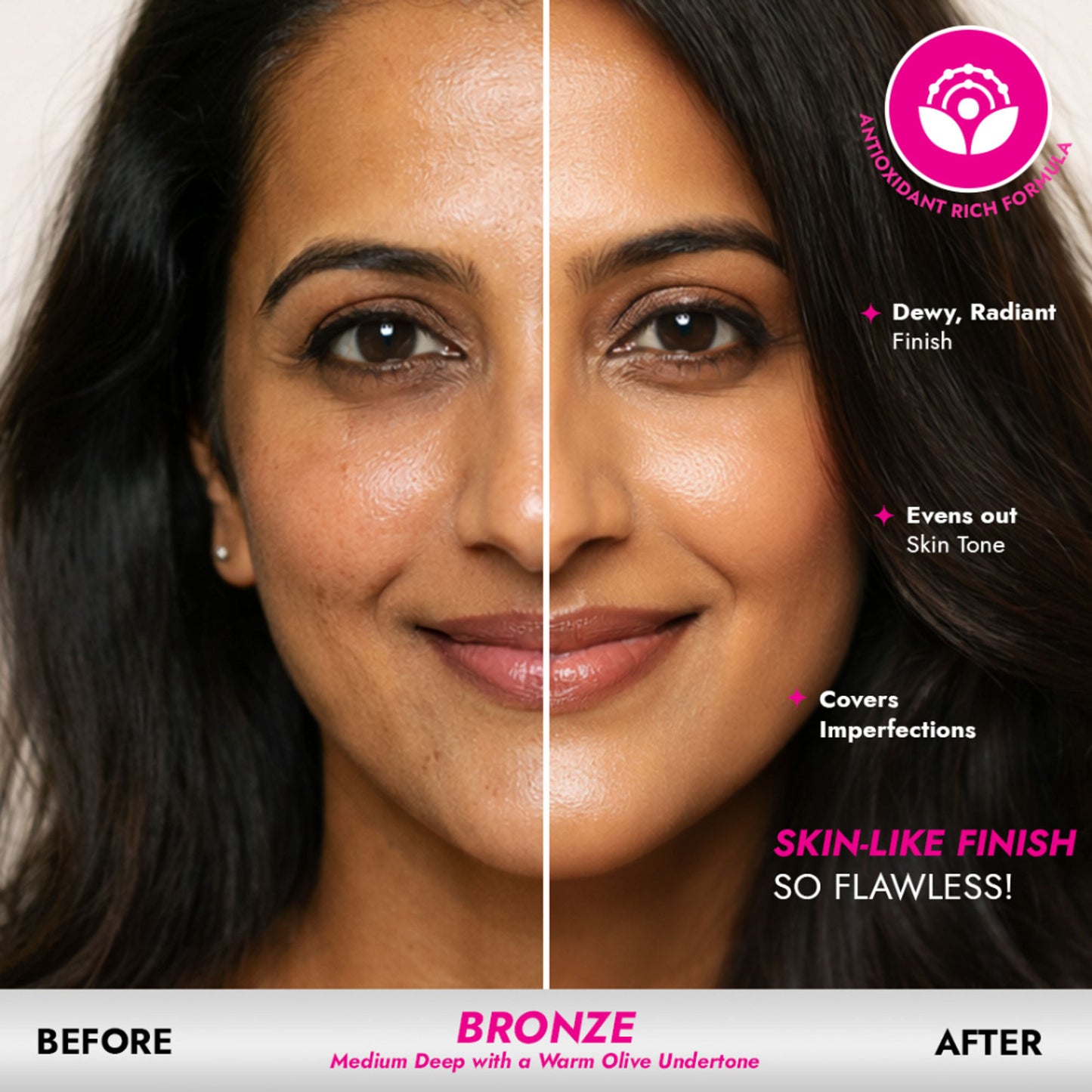 L.A Girl Pro Coverage Illuminating Liquid Foundation - Bronze