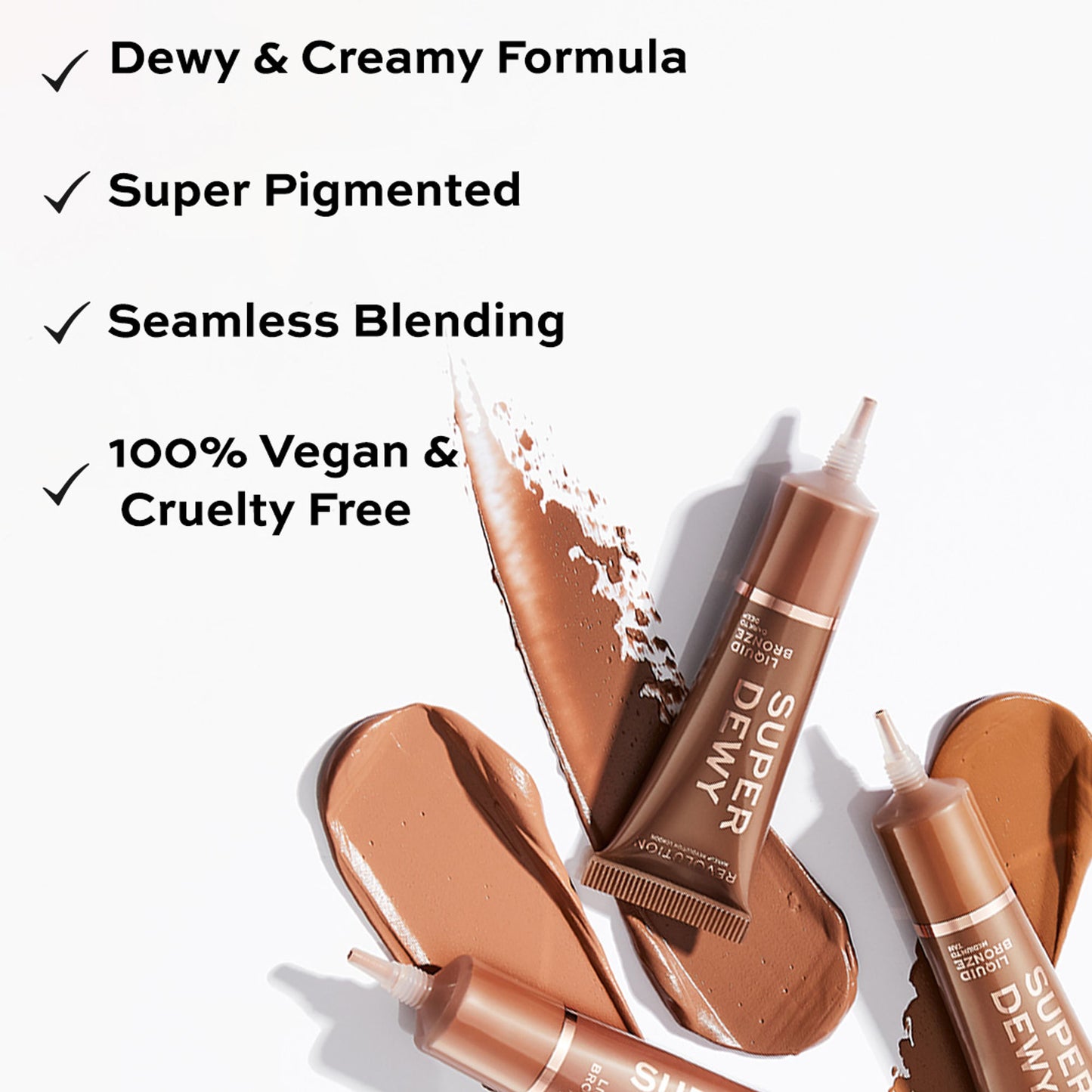 Makeup Revolution Superdewy Liquid Bronzer - Dark To Deep