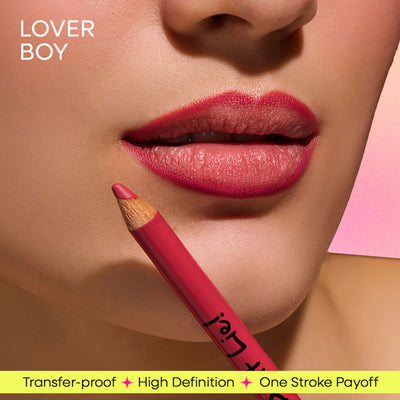 Nykaa Lips Don’t Lie! Matte Lip Liner Feisty Brunette - Lover Boy 08