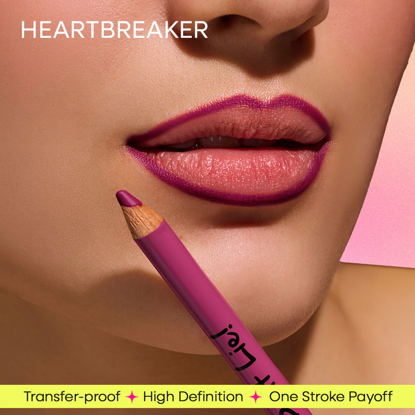 Nykaa Lips Don’t Lie! Matte Lip Liner Feisty Brunette - Heartbreaker 07