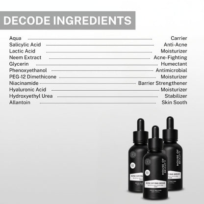 House Of Beauty Acne Drying Serum