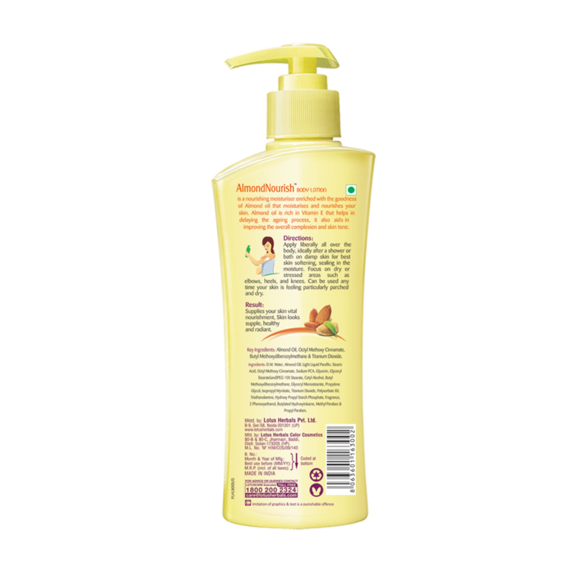 Lotus Herbals AlmondNourish Daily Nourishing Body Lotion SPF 20
