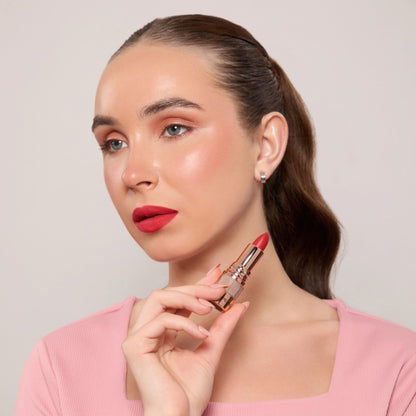 Europe Girl Silky Matte Lipstick - EG-08 Flame
