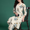 Dhiyona IE Floral Printed Regular Pure Cotton Kurta with Palazzos