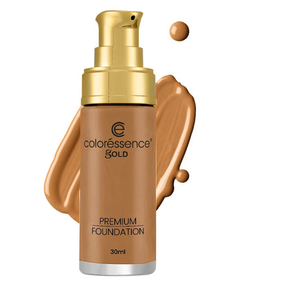 Coloressence True Tone Premium Liquid Silicone Foundation Full Coverage Matte Finish - Sand Beige