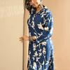 Dhiyona IE Women Floral Printed Regular Kurta with Trousers