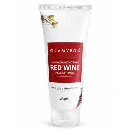 Glamveda Red Wine Advance Anti-ageing Peel Off Mask