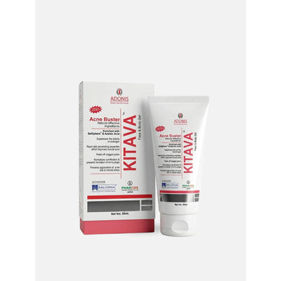 Adonis Unisex Kitava Gel Acne treatment gel with Tea Tree & Aloe Vera for Acne Control & Clear Skin