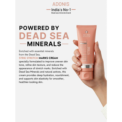 Adonis Stretch Marks Cream with Shea Butter & Vitamin E for Hydrated Smooth Skin