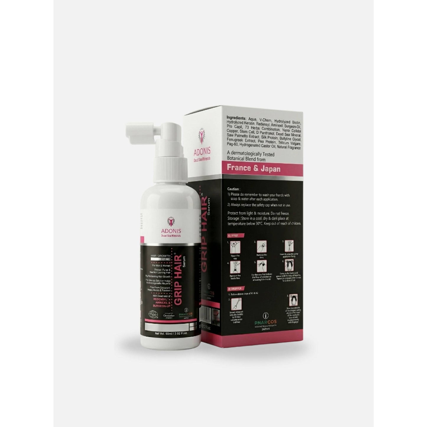Adonis Grip Hair Serum With Biotin & Keratin For Healthy Strong Hair