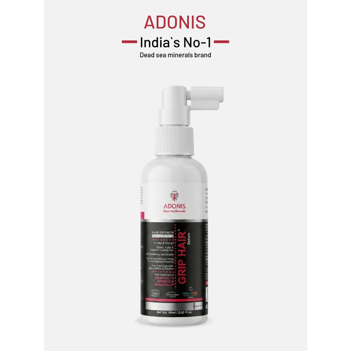 Adonis Grip Hair Serum With Biotin & Keratin For Healthy Strong Hair