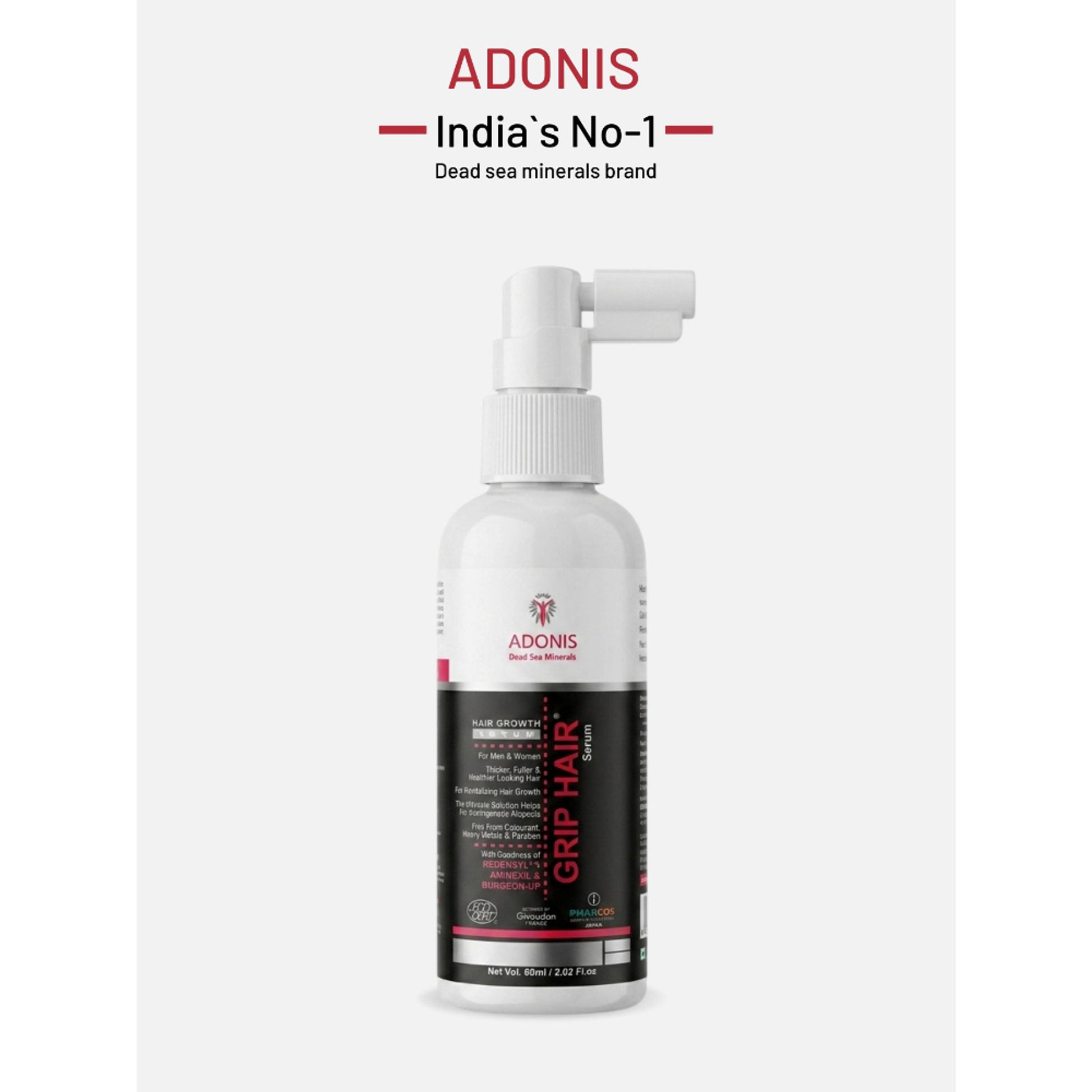 Adonis Grip Hair Serum With Biotin & Keratin For Healthy Strong Hair